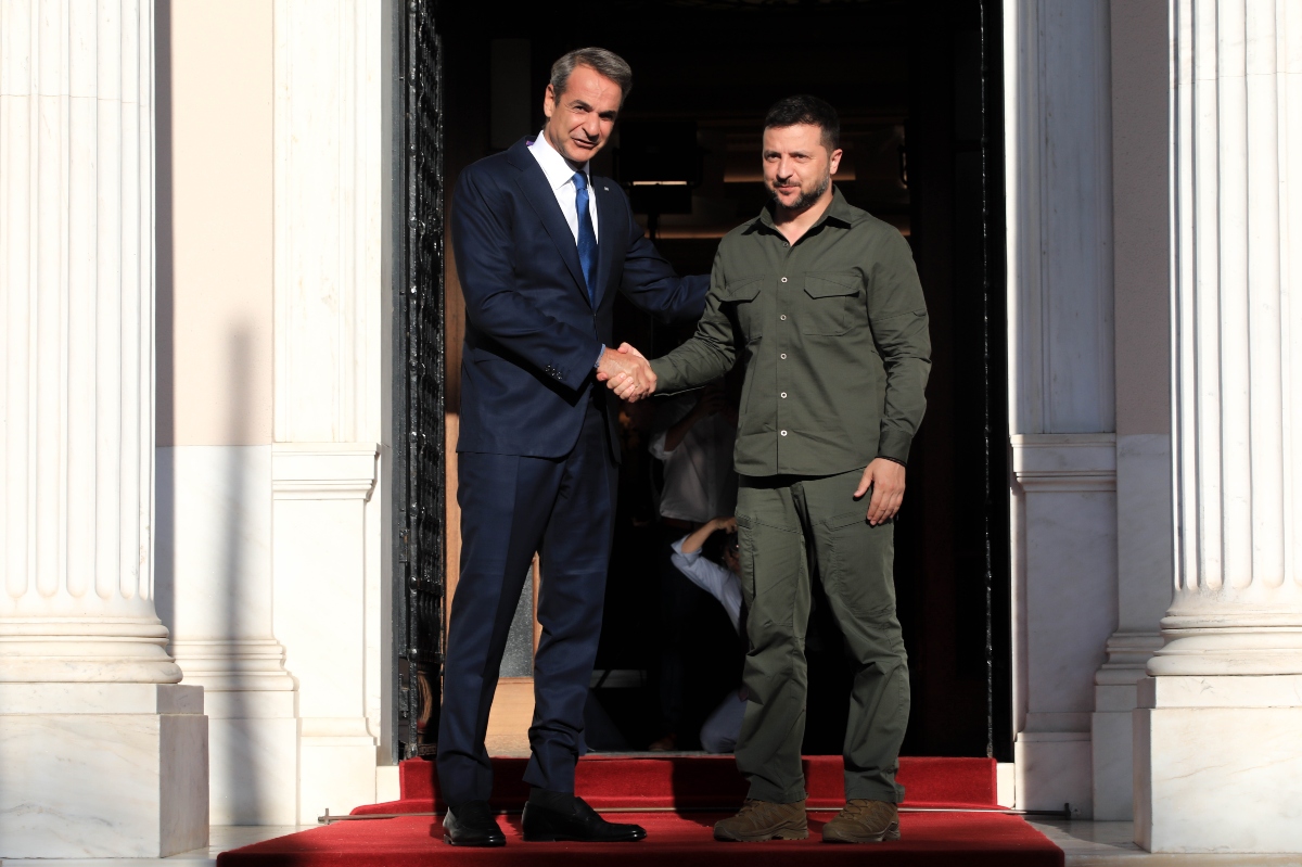 Ζελένσκι προς Μητσοτάκη: Εκτιμούμε βαθύτατα την αλληλεγγύη του ελληνικού λαού
