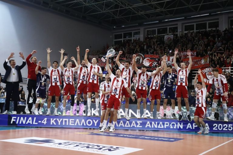 Ολυμπιακός – ΠΑΟΚ: Οι ερυθρόλευκοι κυπελλούχοι Ελλάδας για 19η φορά [3-1]