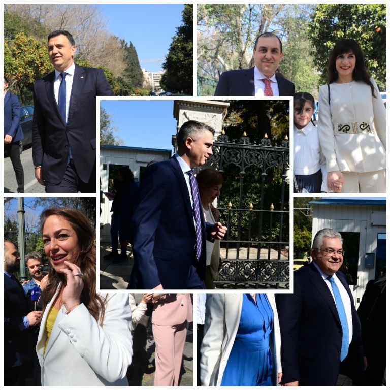 Νέα κυβέρνηση – Στο Προεδρικό οι νέοι υπουργοί και υφυπουργοί [vid,pics]