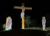 This Pascha the sacred rock formations of Meteora are captivating visitors with a new lighting system This Pascha the sacred rock formations of Meteora are captivating visitors with a new lighting system