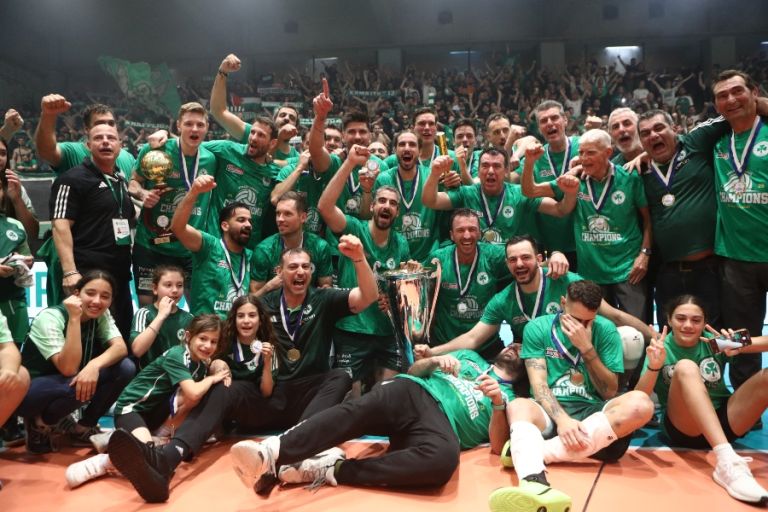 Volley League: Πρωταθλητής Ελλάδας ο Παναθηναϊκός, κέρδισε τον Ολυμπιακό
