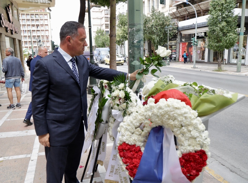 Άδωνις Γεωργιάδης: Τιμά με την παρουσία του τη μνήμη των δολοφονημένων της Marfin