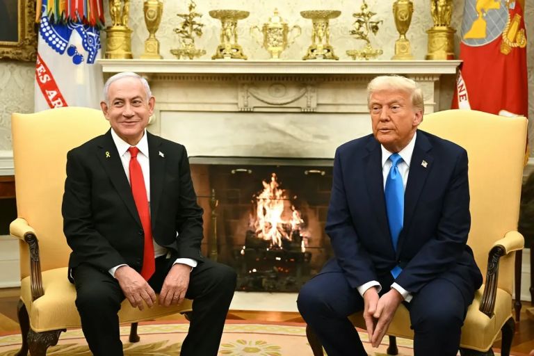 Νετανιάχου: «Ο Τραμπ είναι μεγάλος φίλος του Ισραήλ και τον ευχαριστώ που υπερασπίζεται τους ουρανούς μας»