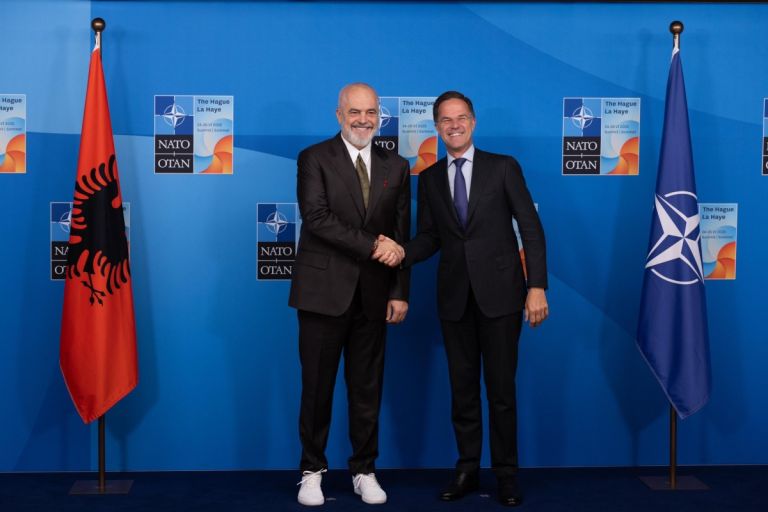 Ράμα μετά τη συνάντηση με Ρούτε: «Το ΝΑΤΟ θα συμμετάσχει στην κατασκευή στρατιωτικού σταθμού στο Δυρράχιο»