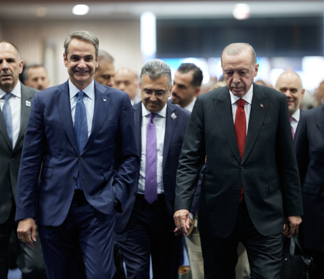 Στη Χάγη Μητσοτάκης και Ερντογάν
