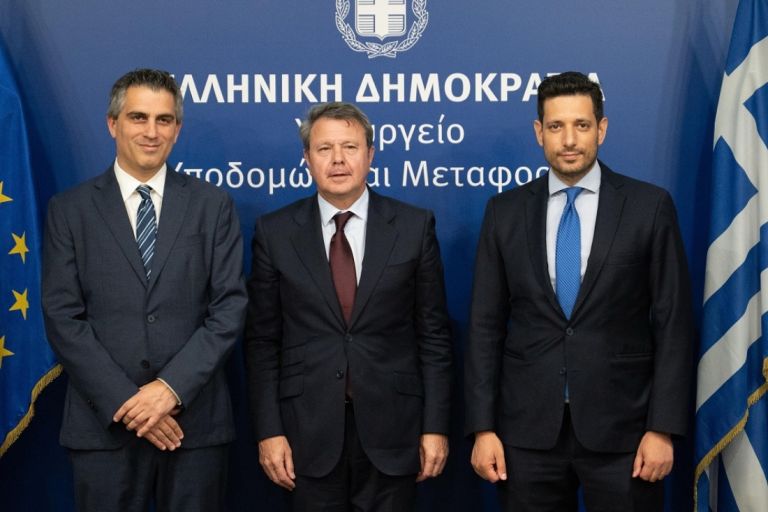 Συνάντηση Χ. Δήμα και Κ. Κυρανάκη με τον Ισπανό Υφυπουργό Μεταφορών