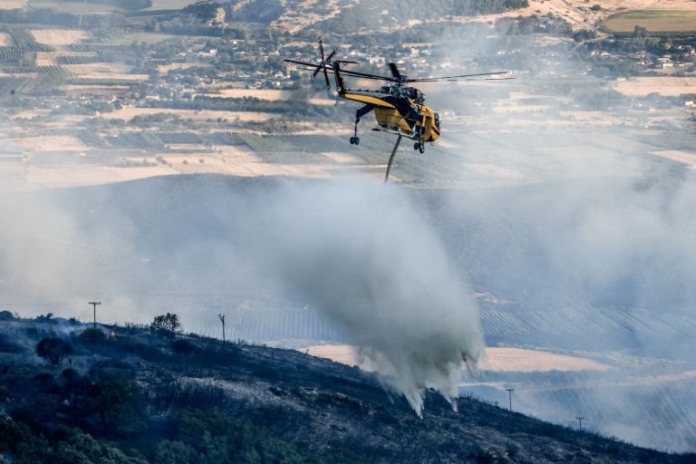 Φωτιές: Πολλές και μικρές εστίες στην Άσσηρο Θεσσαλονίκης