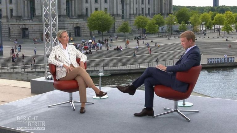 Γερμανία: Διαδηλωτές κατά της AfD διέκοψαν “στον αέρα” συνέντευξη της Βάιντελ