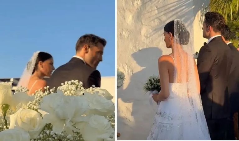 Γάμος Αργυρού: Ενώθηκε με τα ιερά δεσμά με την Νίκα στην Αθηναϊκή Ριβιέρα-Ο χορός του ζευγαριού και το μενού