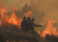 Ιεράπετρα: Το εύρος της καταστροφής της φωτιάς μέσα από μια δορυφορική εικόνα [pics]