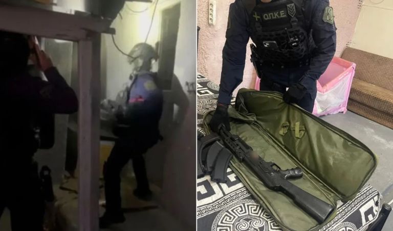 Επιχείρηση «σκούπα» σε καταυλισμό στον Γέρακα: Όπλα, ενισχυτές και προσαγωγές