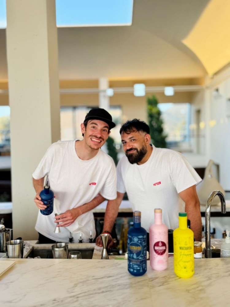 Mataroa Gin: Διεθνήςbartending εμπειρία στο One&Only Kéa Island με τους Luca Bruni και Antonio Tittoni