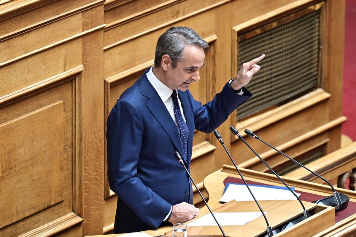 Ο Μητσοτάκης ενημερώνει τη Βουλή για την εξωτερική πολιτική και τη Γάζα