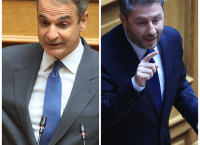 Κόντρα Ανδρουλάκη Μητσοτάκη για ΟΠΕΚΕΠΕ: “Ο φραπές βλάπτει τα νεύρα σας”-“Δεν θα λέτε τη ΝΔ γαλάζια συμμορία” Κόντρα Ανδρουλάκη Μητσοτάκη για ΟΠΕΚΕΠΕ: “Ο φραπές βλάπτει τα νεύρα σας”-“Δεν θα λέτε τη ΝΔ γαλάζια συμμορία”