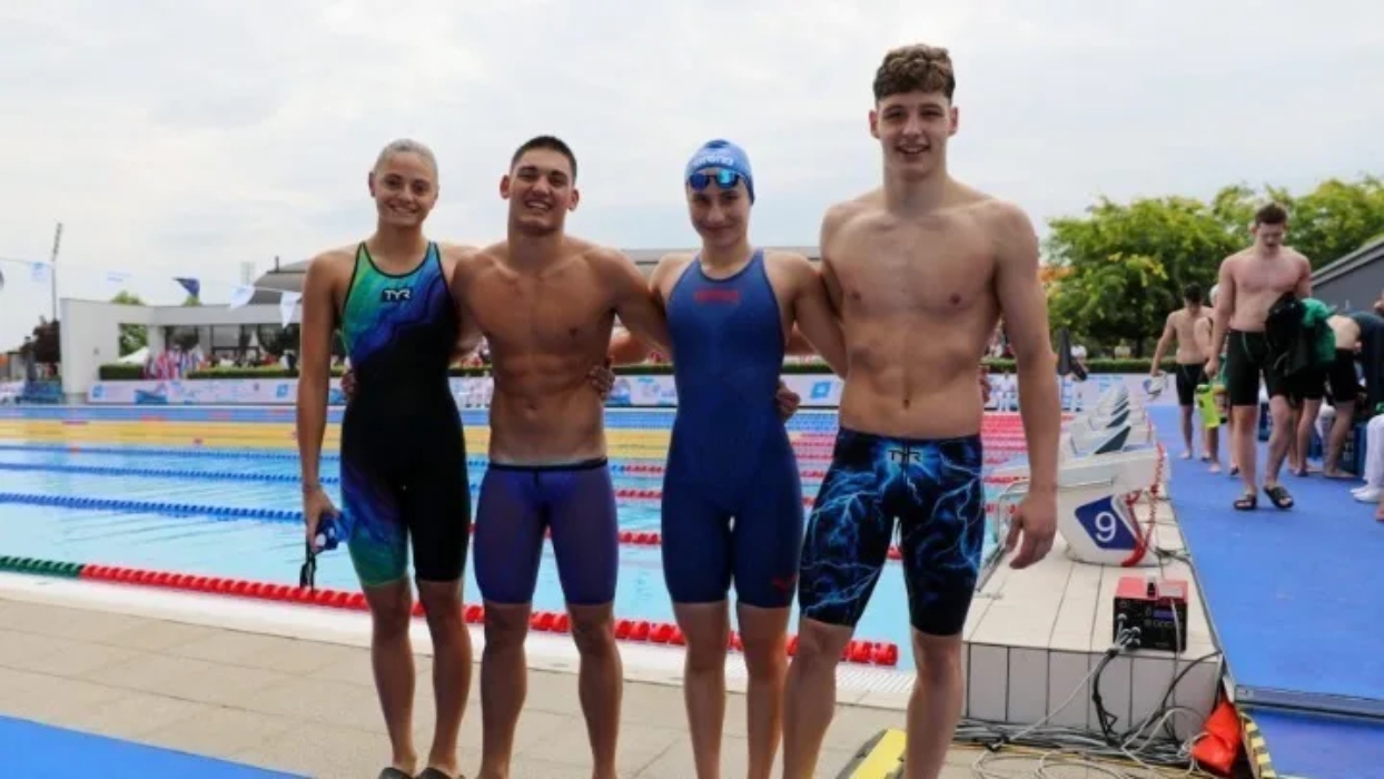 Greek Medley Relay Team Smashes Record at European Junior Championships