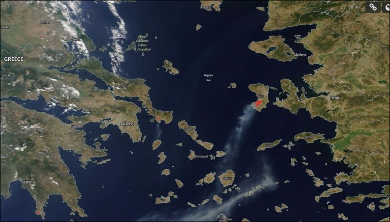 Φωτιά στην Τουρκία: Το Αιγαίο «πνίγεται» στον καπνό