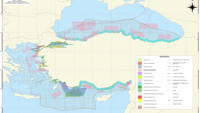 Διπλωματική ένταση για τα «θαλάσσια πάρκα» της Τουρκίας