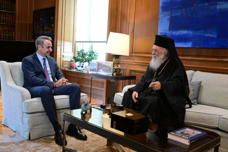 Μητσοτάκης – Ιερώνυμος: Σε υψηλό επίπεδο οι σχέσεις Πολιτείας-Εκκλησίας