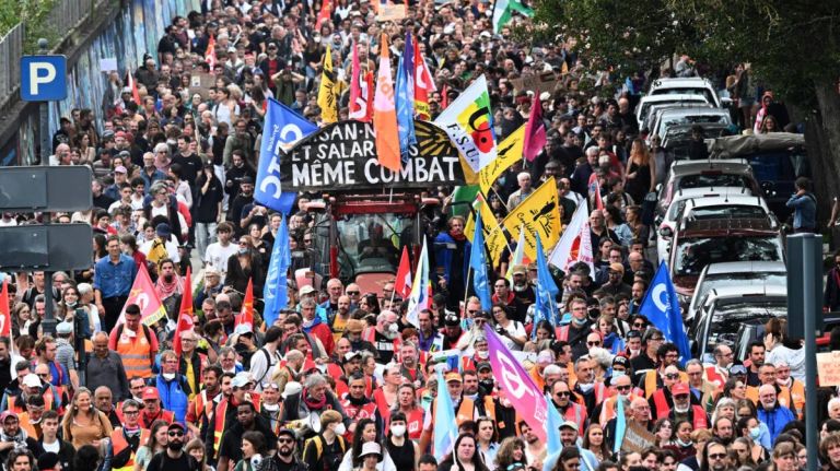 Οργή στους δρόμους της Γαλλίας: Μαζικές διαδηλώσεις εναντίον των Μακρόν και Λεκορνί