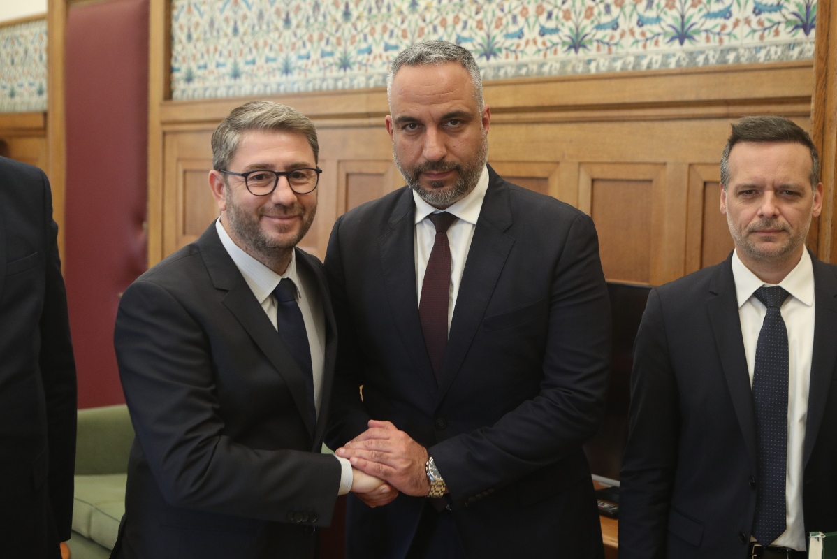 Ανδρουλάκης στον δήμαρχο Βηθλεέμ και Παλαιστίνιο πρέσβη-«Προτεραιότητα να σταματήσει η εθνοκάθαρση στη Γάζα»