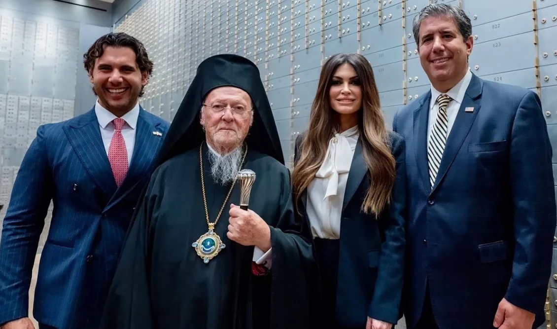 Η Κίμπερλι Γκίλφοϊλ υποδέχτηκε τον Οικουμενικό Πατριάρχη Βαρθολομαίο στην Ουάσινγκτον