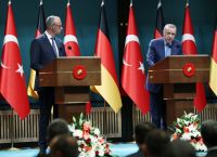 Σύγκρουση Ερντογάν – Μερτς για τη Γάζα, αλλά συμφωνία σε κοινά αμυντικά προγράμματα Σύγκρουση Ερντογάν – Μερτς για τη Γάζα, αλλά συμφωνία σε κοινά αμυντικά προγράμματα