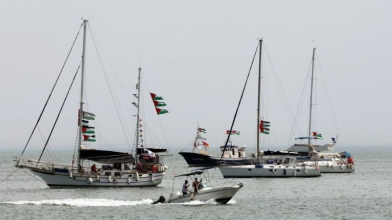 Σε κατάσταση έκτακτης ανάγκης ο στολίσκος για τη Γάζα – Επίκειται αναχαίτιση από το Ισραήλ