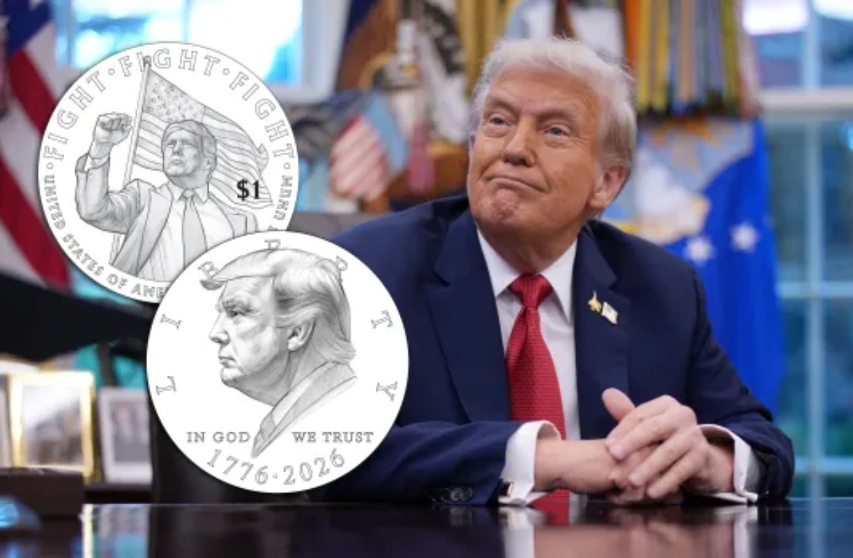 Και νόμισμα του ενός δολαρίου φιλοδοξεί να γίνει ο Ντόναλντ Τραμπ