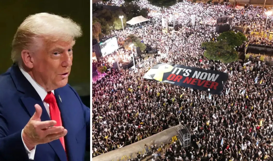 «Τώρα ή ποτέ»: Το μήνυμα Τραμπ σε Νετανιάχου και Χαμάς με φόντο τις διαδηλώσεις στο Ισραήλ