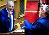 Άγρια αντιπαράθεση Βελόπουλου – Καιρίδη στη Βουλή: «Ρε καημένο παιδί», «Φέρτε τα λεφτά από τη Γερμανία» Άγρια αντιπαράθεση Βελόπουλου – Καιρίδη στη Βουλή: «Ρε καημένο παιδί», «Φέρτε τα λεφτά από τη Γερμανία»