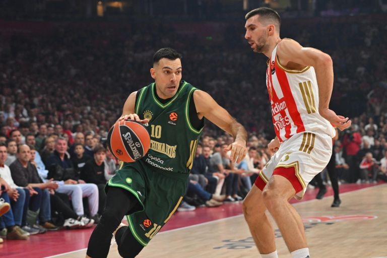 Ερυθρός Αστέρας – Παναθηναϊκός 86-68: Ήττα με κάτω τα χέρια για το «τριφύλλι» στη Euroleague