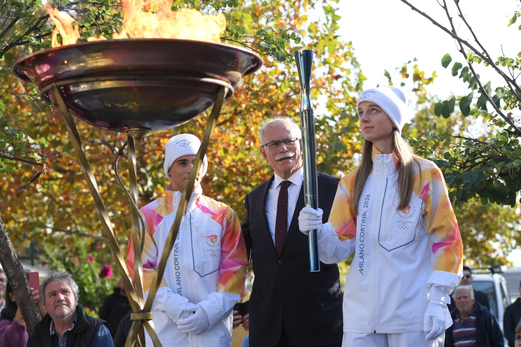 Πραγματοποιήθηκε η Αφή της Φλόγας για τους Ολυμπιακούς Αγώνες Μιλάνο-Κορτίνα