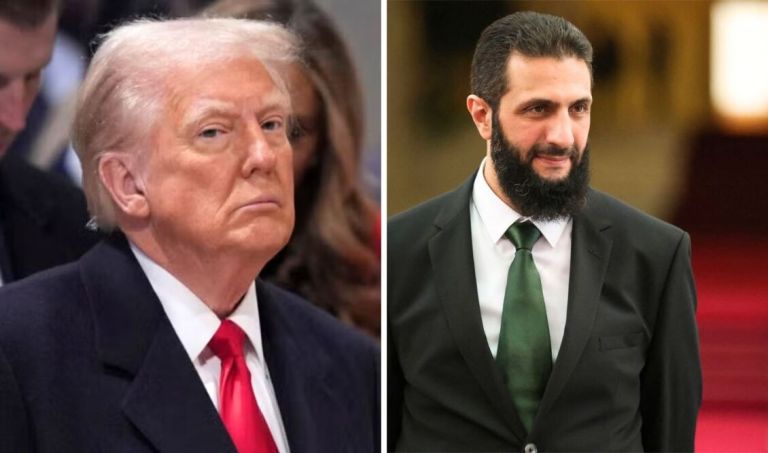 Λευκός Οίκος: Ιστορική συνάντηση Τραμπ με Αλ Σάρα – Μερική άρση κυρώσεων κατά της Συρίας