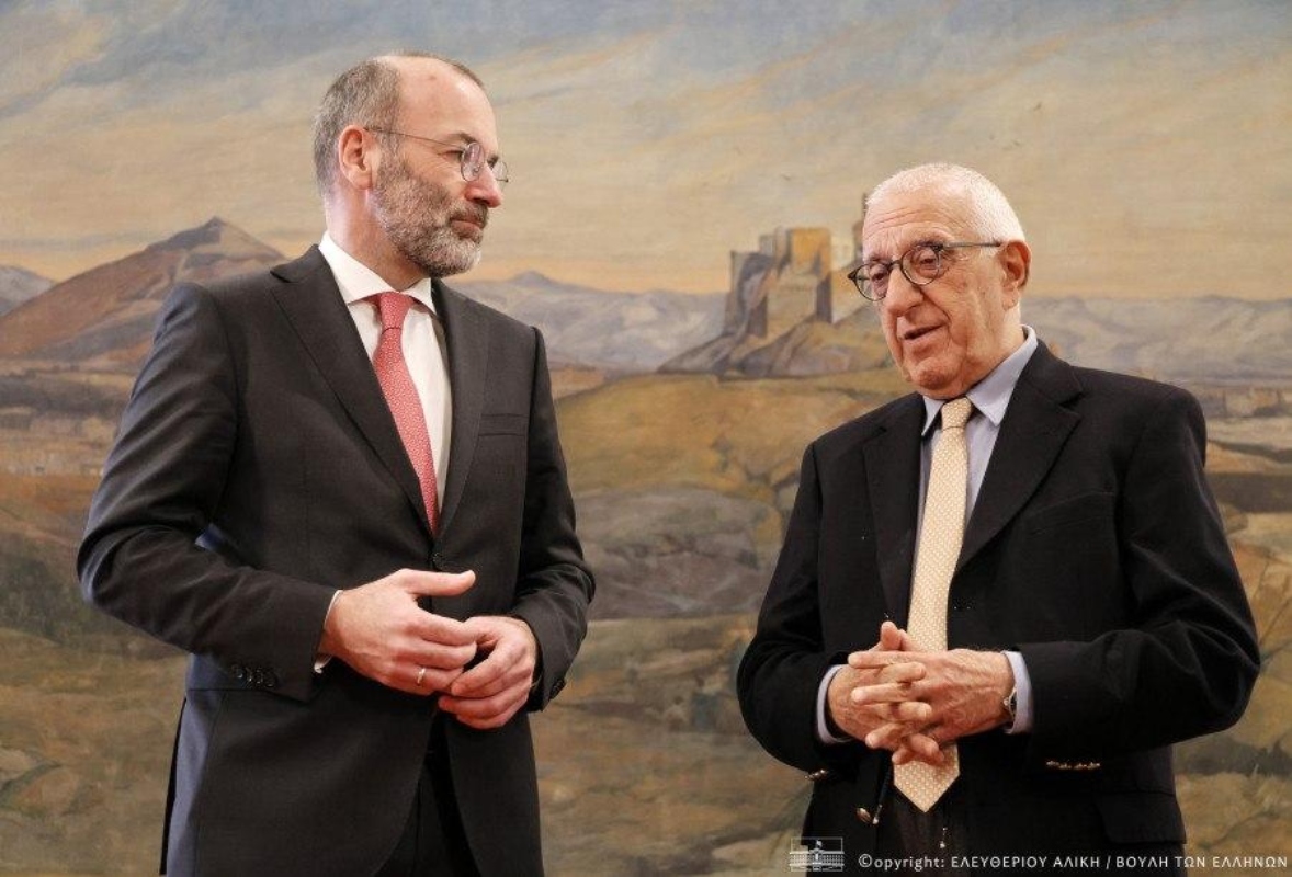 Κακλαμάνης στον Βέμπερ: Η Κύπρος χωρισμένη στα δύο και η Ευρώπη δεν το αναδεικνύει