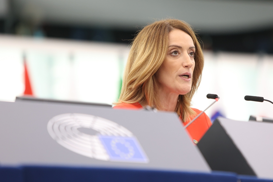 Στην Αθήνα την Παρασκευή η πρόεδρος του Ευρωπαϊκού Κοινοβουλίου Ρομπέρτα Μέτσολα