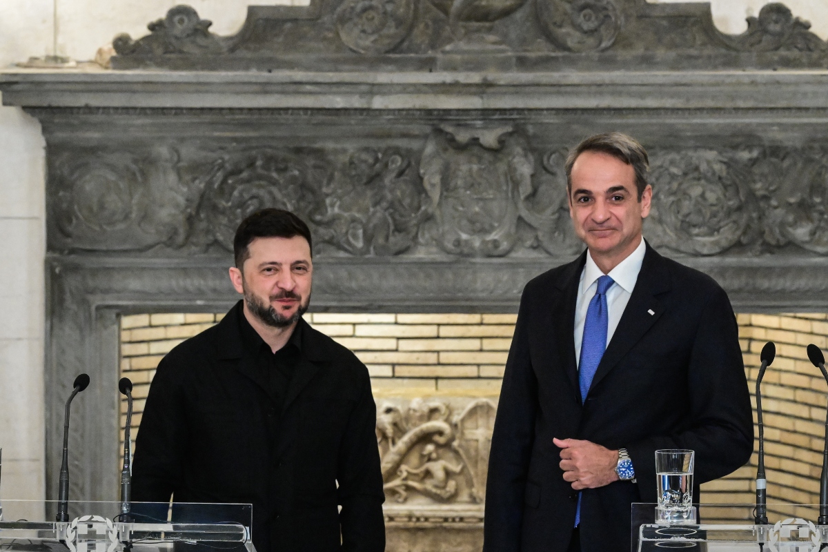 Μητσοτάκης–Ζελένσκι: Στήριξη Ουκρανίας για ΕΕ–ΝΑΤΟ και σύμπραξη σε άμυνα,UAVs, ενέργεια και θαλάσσια ασφάλεια