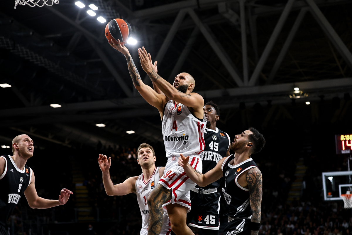 Βίρτους – Ολυμπιακός: Φουρνιέ και Ντόρσεϊ εκτελεστές, Μιλουτίνοβ ο «πύργος ελέγχου»