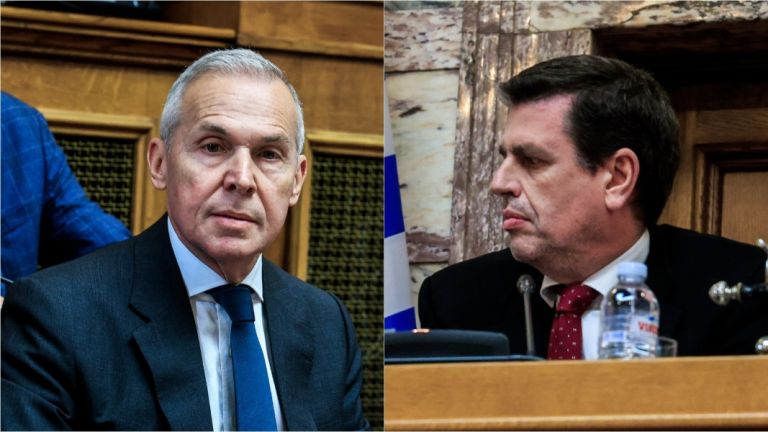 Βουλή: Γαλάζιος εμφύλιος για τις Ένοπλες Δυνάμεις–Καβγάς Καιρίδη με Δαβάκη,τα «θραύσματα» πήραν και το Δένδια