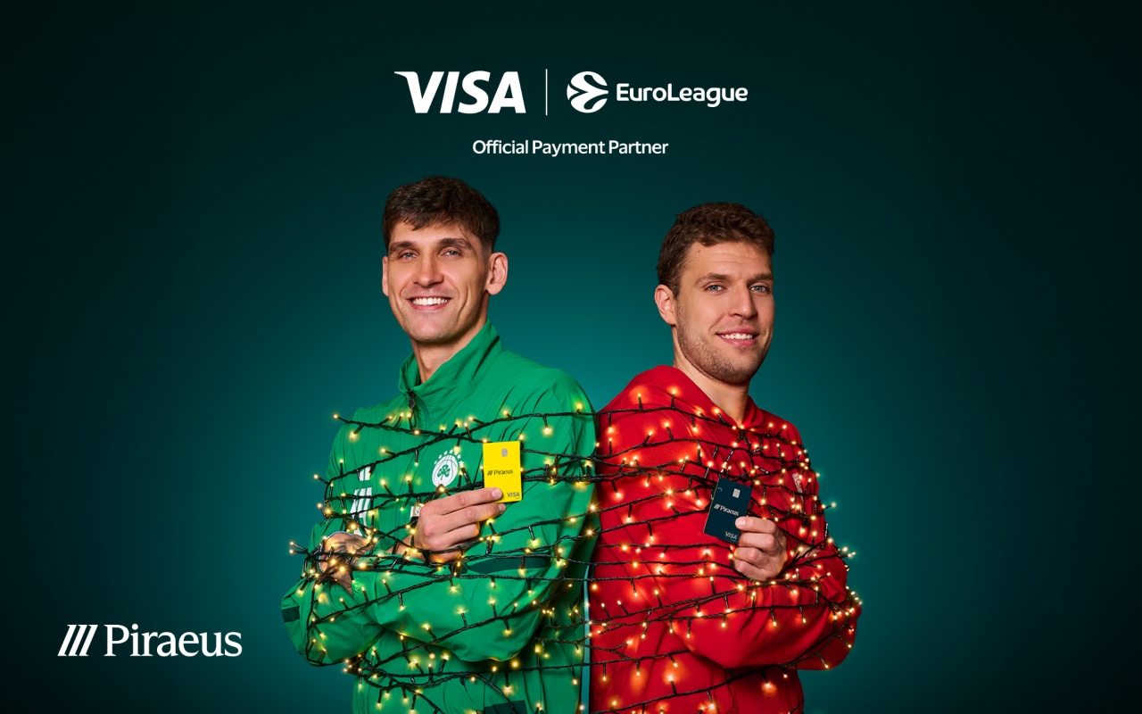 Από τα καταστήματα… στο παρκέ: οι κάρτες Visa της Πειραιώς σε στέλνουν στο 2026 EuroLeague Final Four!