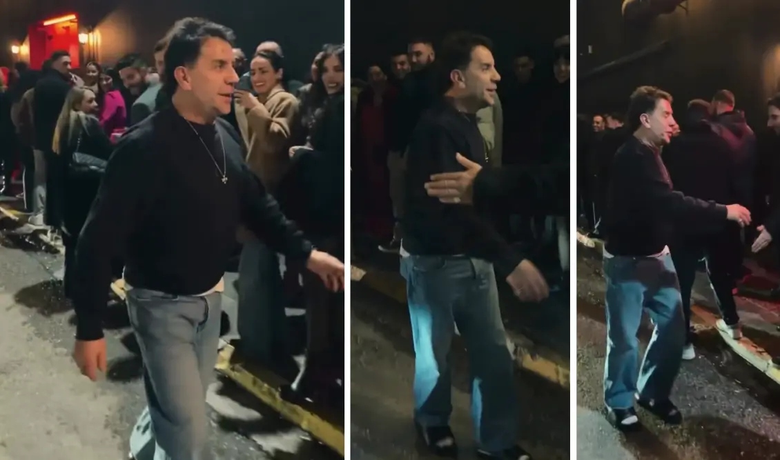 Δεν το έκανε κανείς: Ο Μαζωνάκης άφησε τη σκηνή και είπε “ευχαριστώ” στον κόσμο έξω [vid]