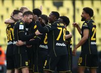 Άρης – Λεβαδειακός: Ο πεσμένος Μορόν «κλέβει» το γκολ και στέλνει τους «κίτρινους» στα αποδυτήρια με 1-0