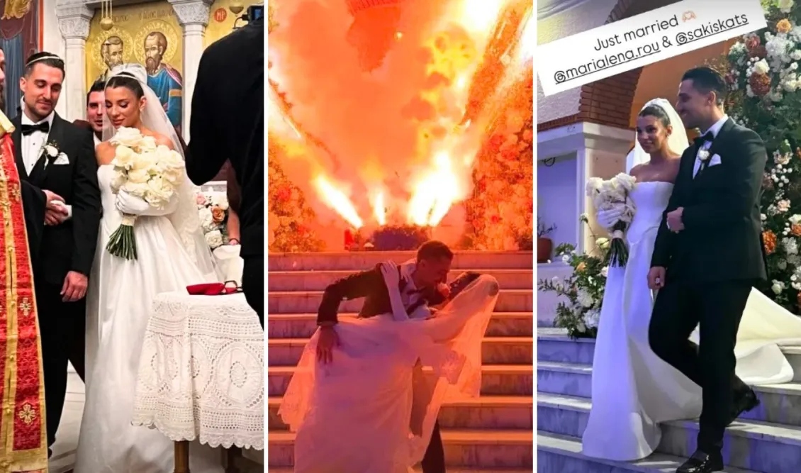 Αυτός είναι ο γάμος που συζητά όλο το διαδίκτυο–Κατσούλης και Ρουμελιώτη ενώθηκαν με τα δεσμά του γάμου