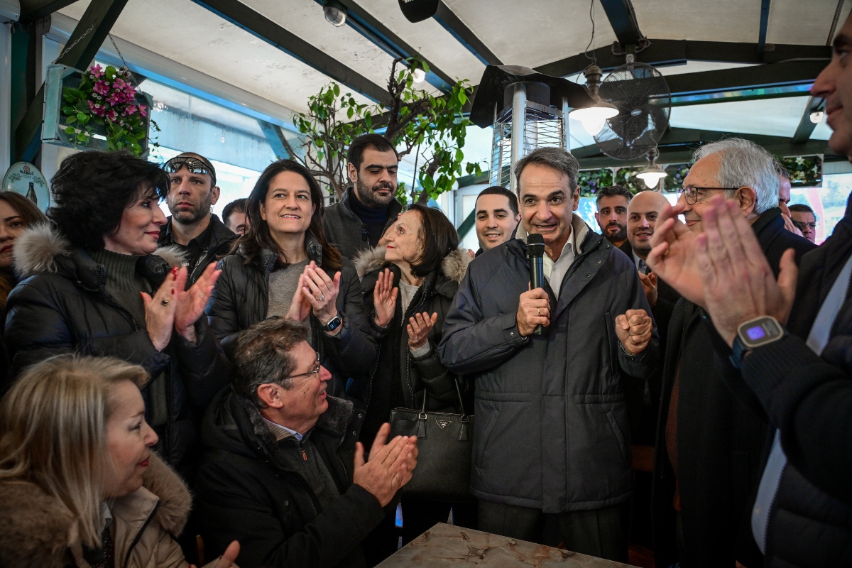 Μητσοτάκης στο Μαρούσι: Η Νέα Δημοκρατία η μόνη δύναμη σταθερότητας και ασφάλειας