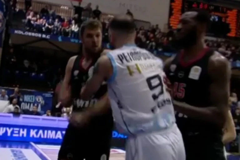 Κολοσσός – Ολυμπιακός: Χοντρό επεισόδιο Βεζένκοβ – Πετρόπουλου [vid]