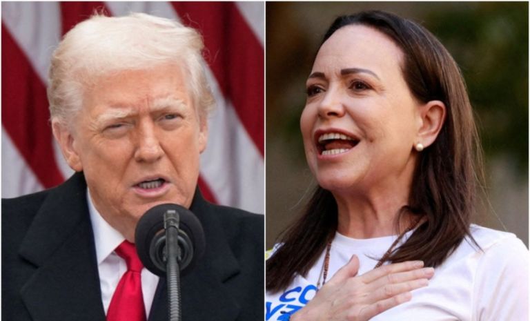 Η Κορίνα Ματσάδο λέει πως πρόσφερε το Νόμπελ Ειρήνης στον Ντόναλντ Τραμπ