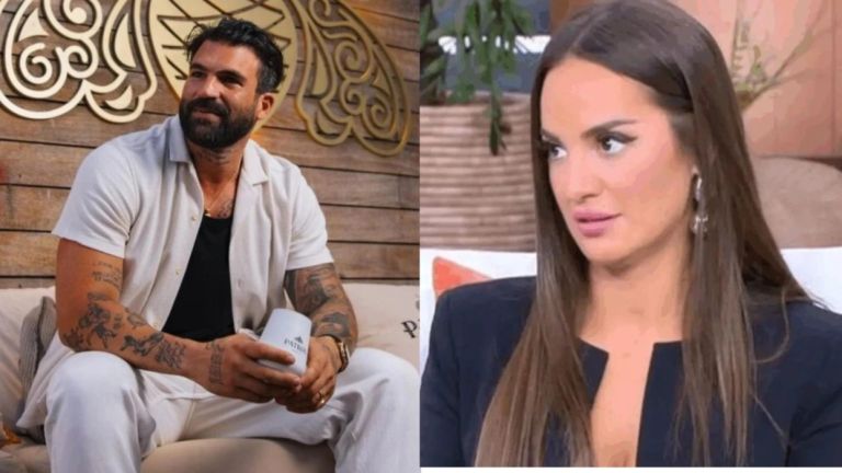 Ρία Ελληνίδου και Δημήτρης Αλεξάνδρου: Με το μαγιό στη βροχή σε παραλία του Πουκέτ!