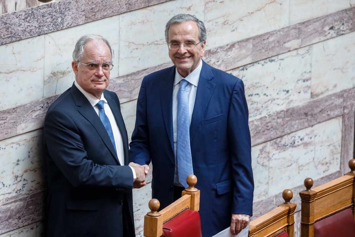 Συνάντηση Τασούλα – Σαμαρά: «Σε λάθος κατεύθυνση η εξωτερική πολιτική» επιμένει ο πρώην πρωθυπουργός