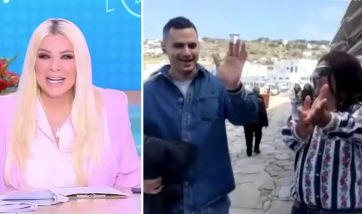 Η Καινούργιου είδε σε ζωντανή σύνδεση τον Κουτσουμπή στη Μύκονο – “Δεν πιστεύω να είναι με καμιά άλλη” [vid]