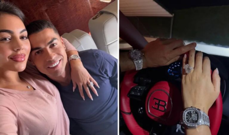 Χλιδή χωρίς όρια!Ρονάλντο-Τζορτζίνα:Η φωτογραφία με ρολόγια άνω του 1,5 εκατ.,το δαχτυλίδι-σοκ και η Bugatti