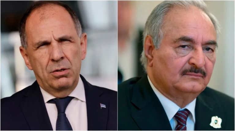 Διπλή αποστολή Γεραπετρίτη στη Λιβύη: Επαφές με Χάφταρ και Τρίπολη